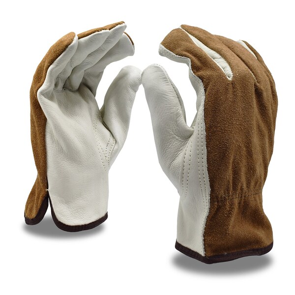 Cordova Driver, Cowhide, Select, Split/Grain, Kevlar Sewn Gloves, XL, 12PK 8234XL - main